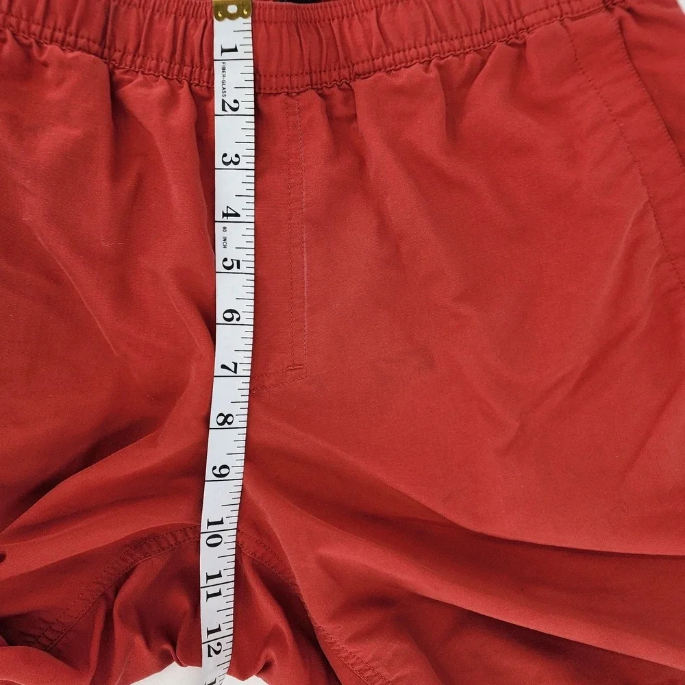The North Face Mens Large Regular Fit Swim Trunks‎ Shorts Red Outdoor Beach Pool